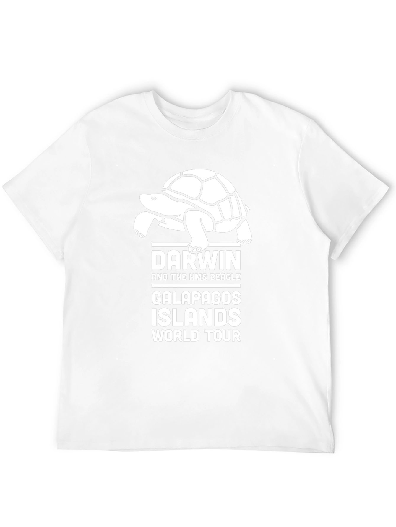 Darwin Galapagos Islands World Tour Black T-Shirt