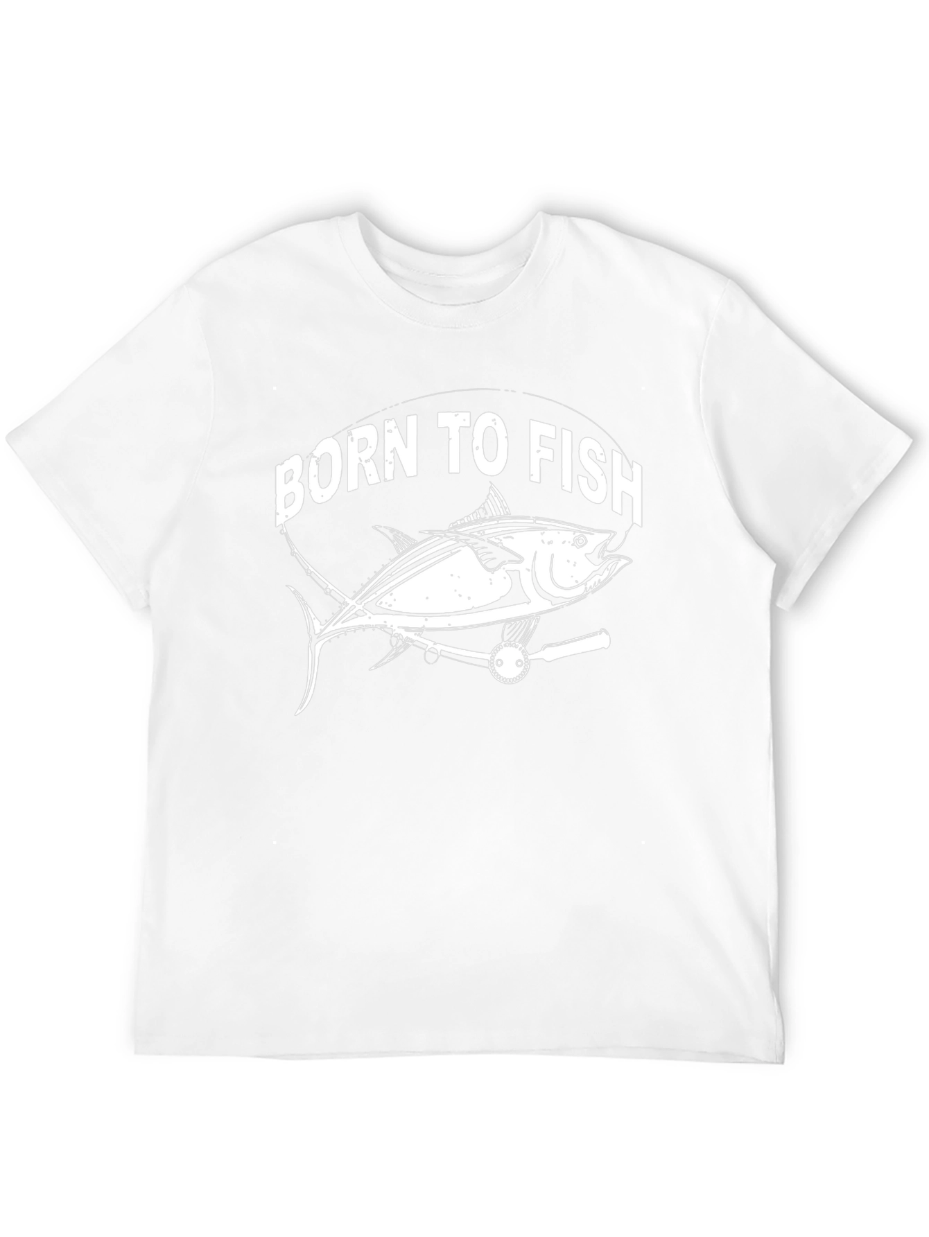 Born to Fish Graphic Tee - Black