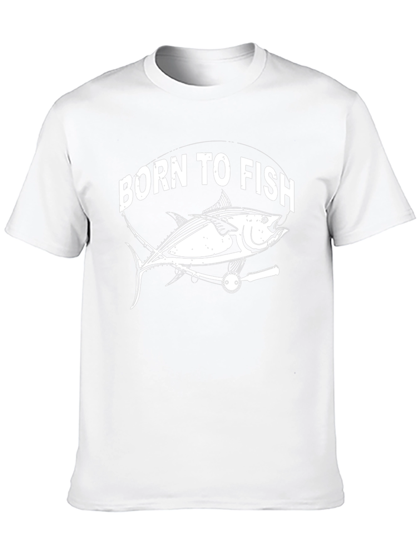 Born to Fish Graphic Tee - Black