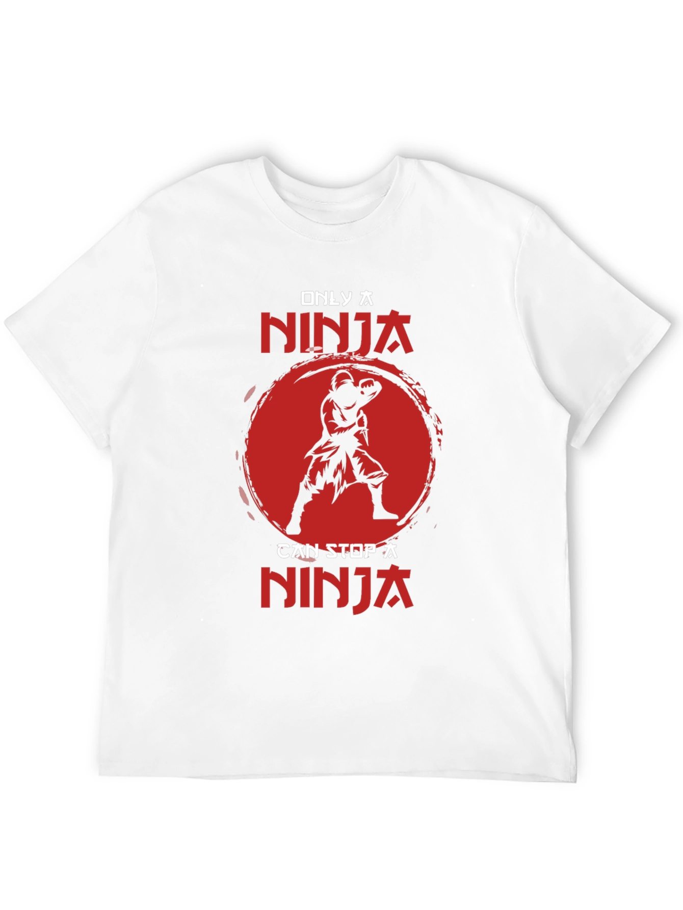 Only A Ninja Can Stop A Ninja Black T-Shirt
