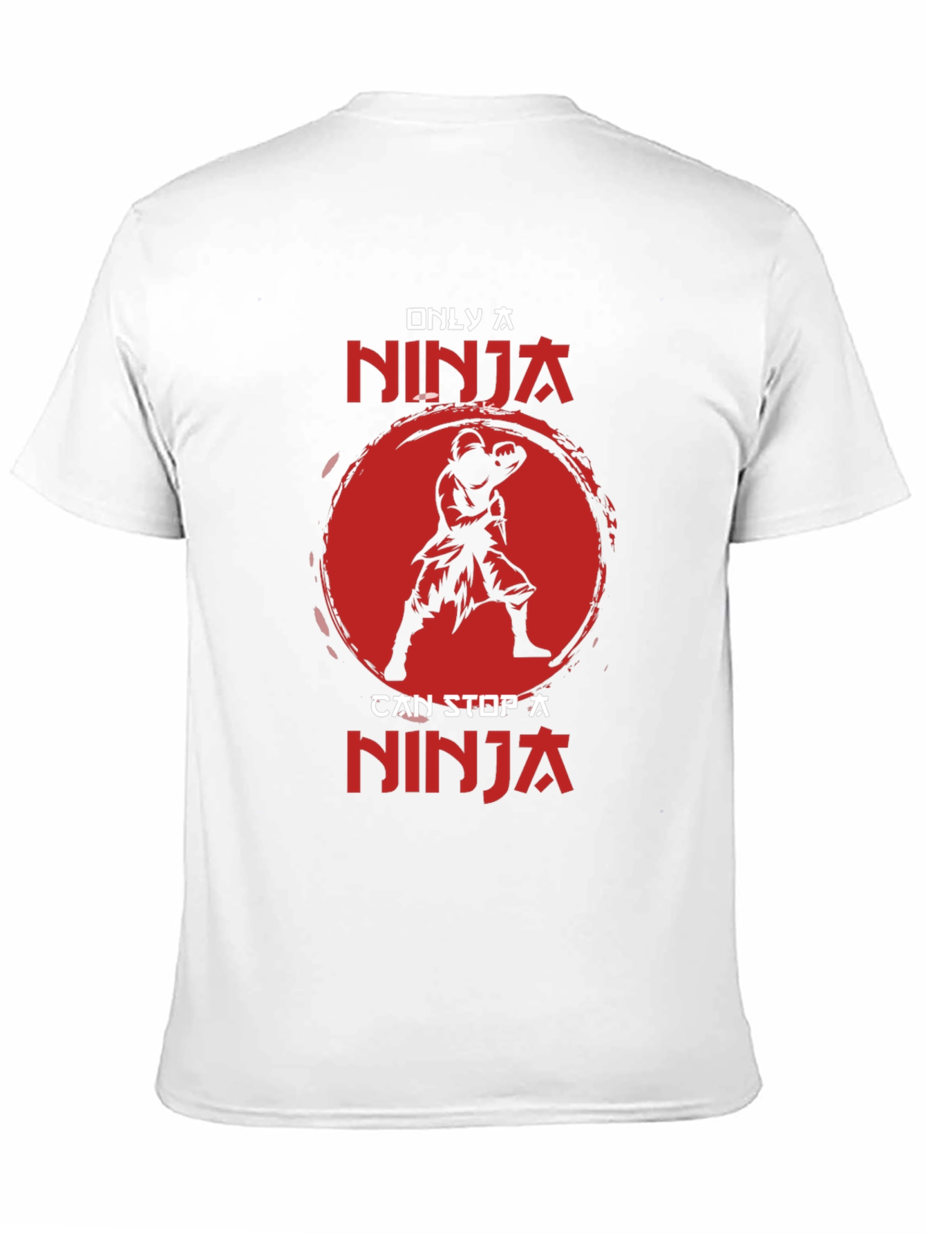 Only A Ninja Can Stop A Ninja Black T-Shirt
