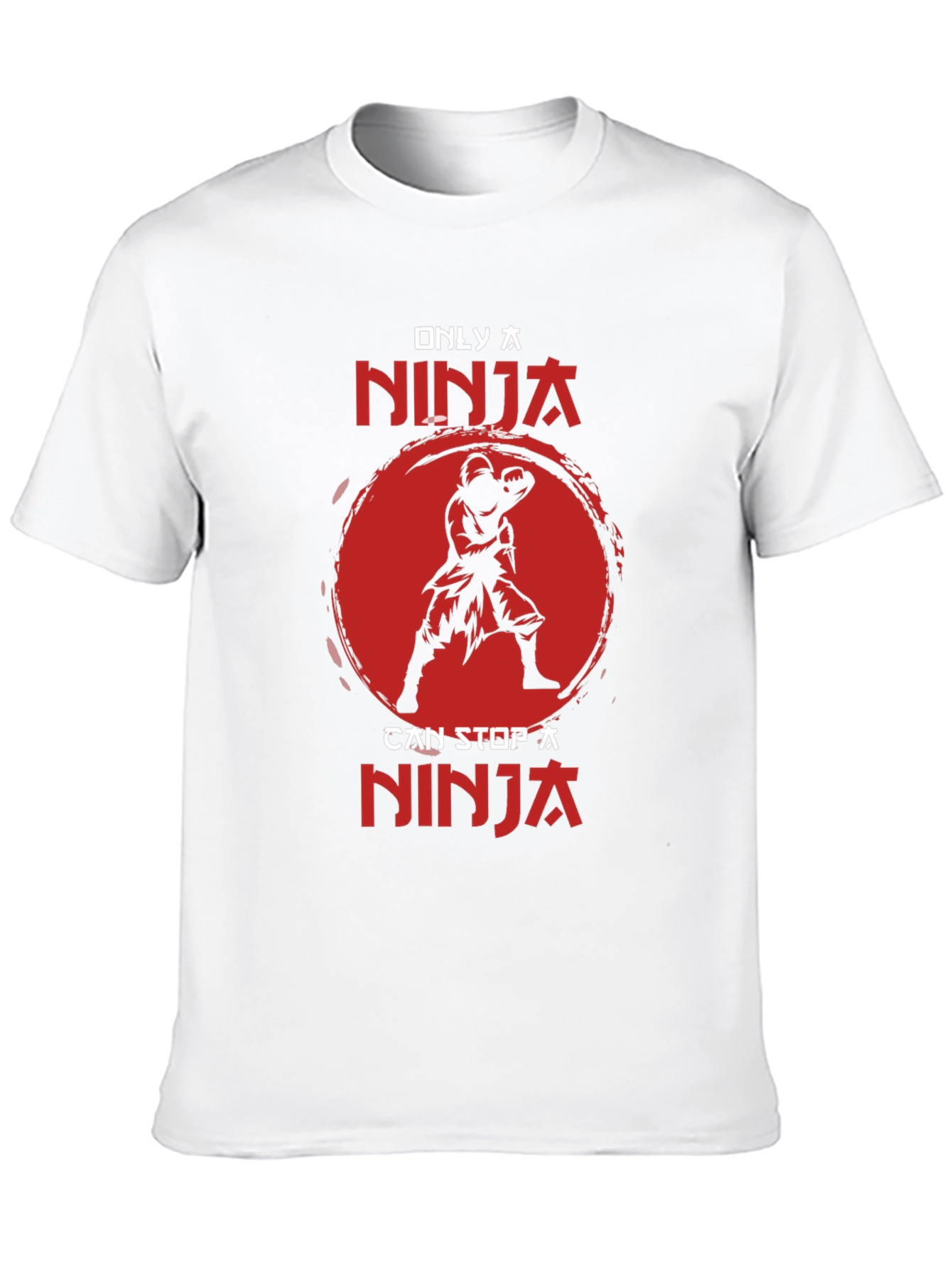 Only A Ninja Can Stop A Ninja Black T-Shirt