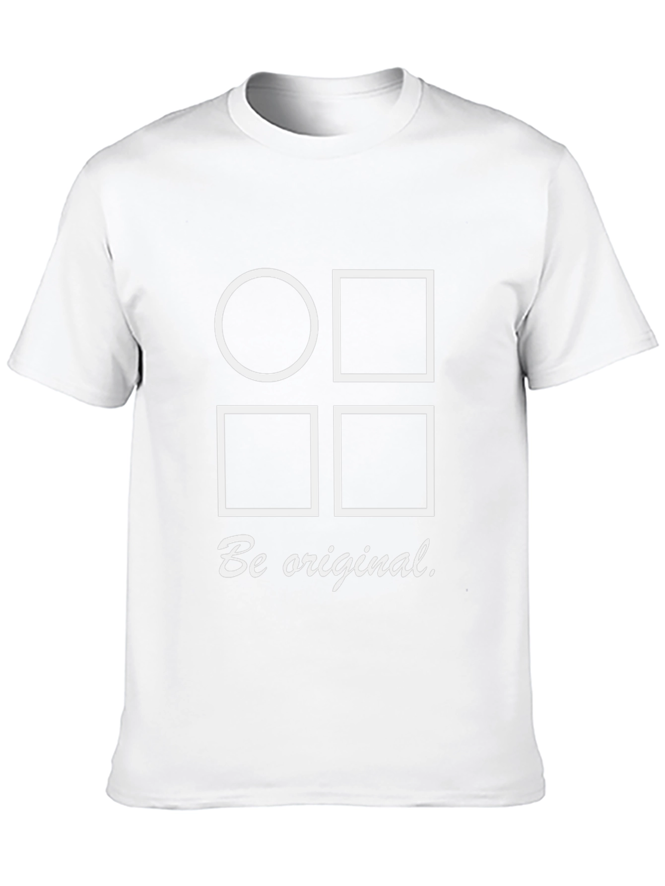 Be Original Graphic Tee - Black Cotton Shirt