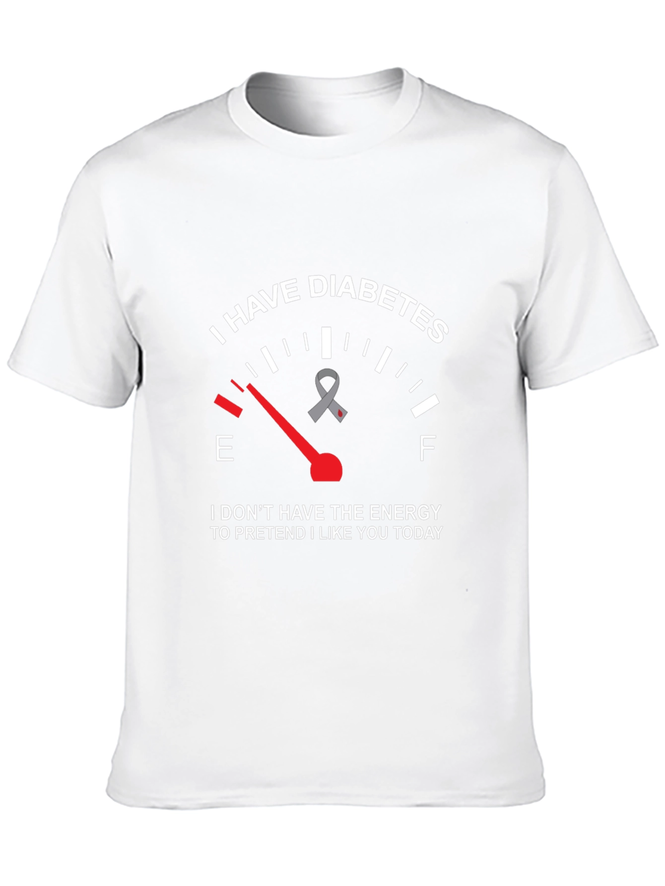 Diabetes Awareness Graphic Tee - Low Energy T-Shirt