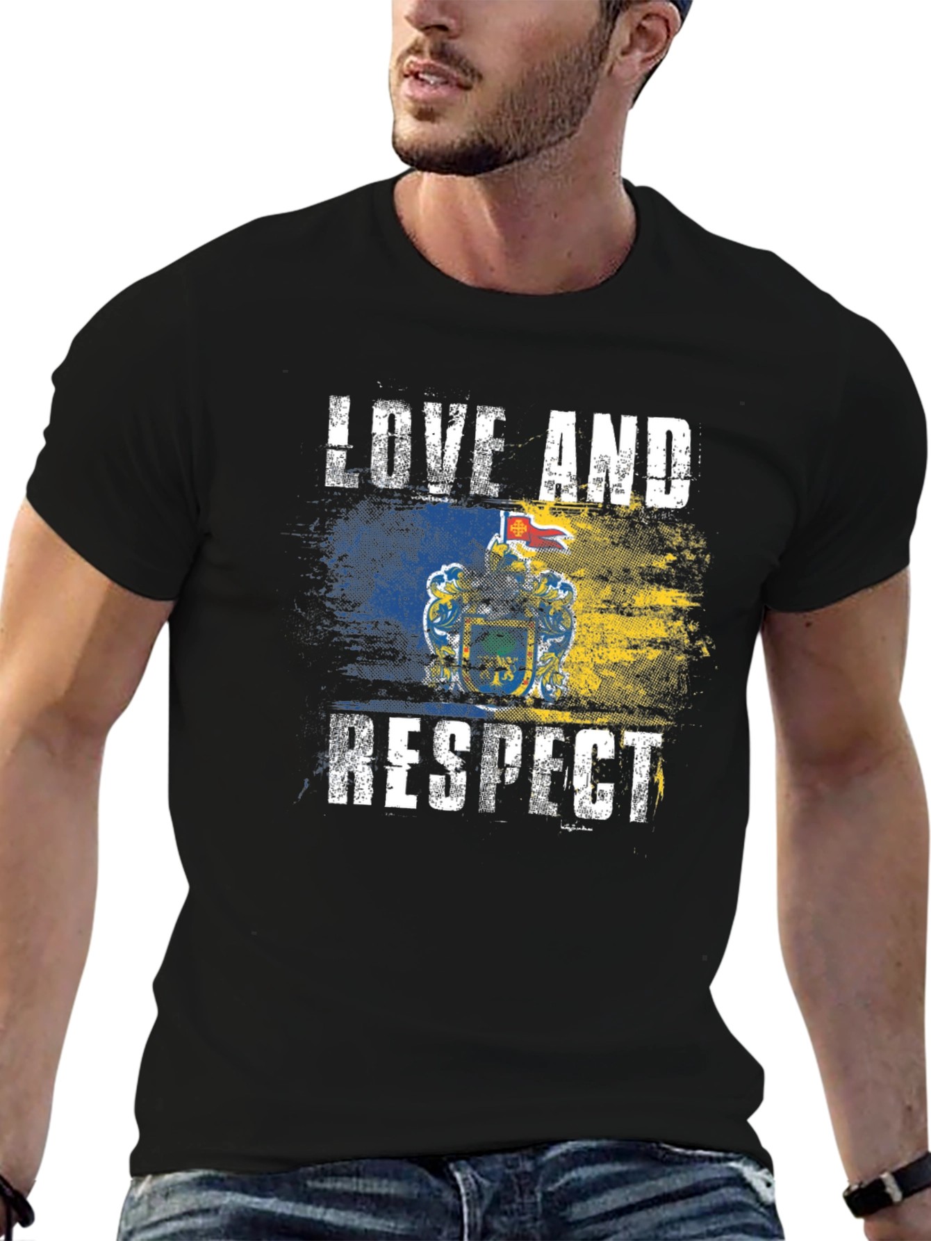 Love and Respect New Jersey Flag T-Shirt