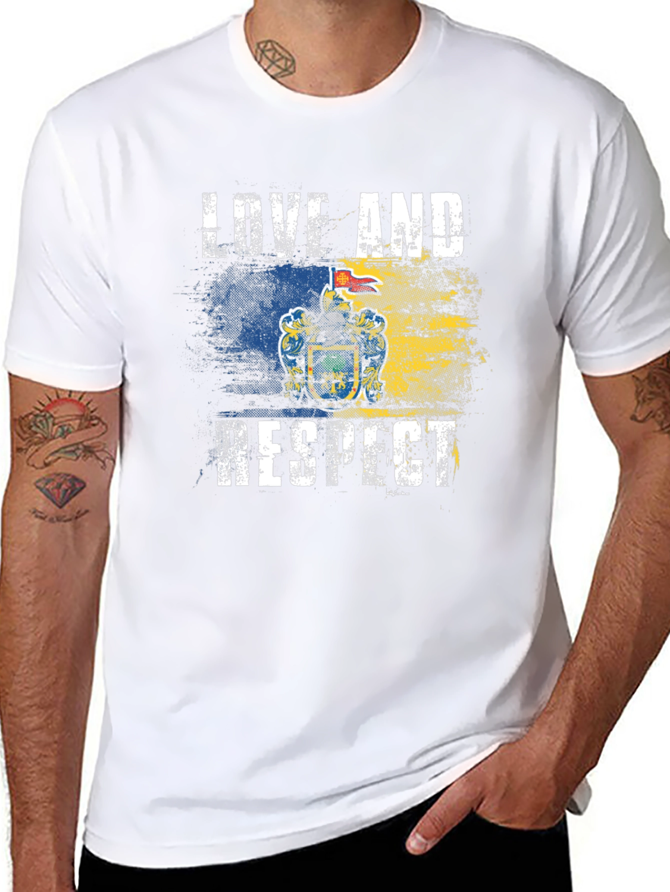 Love and Respect New Jersey Flag T-Shirt
