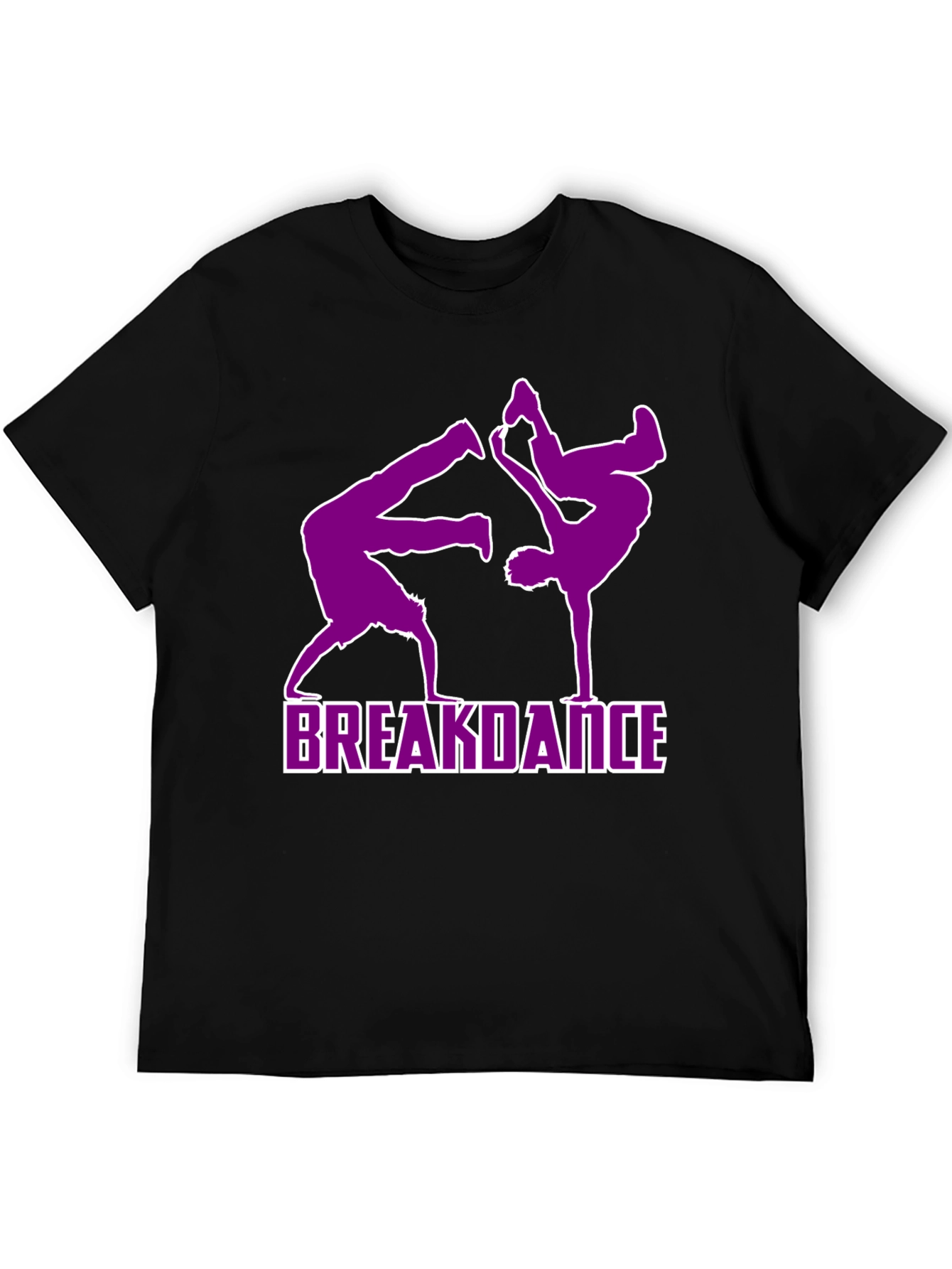 Breakdance Graphic T-Shirt - Cool Black Tee