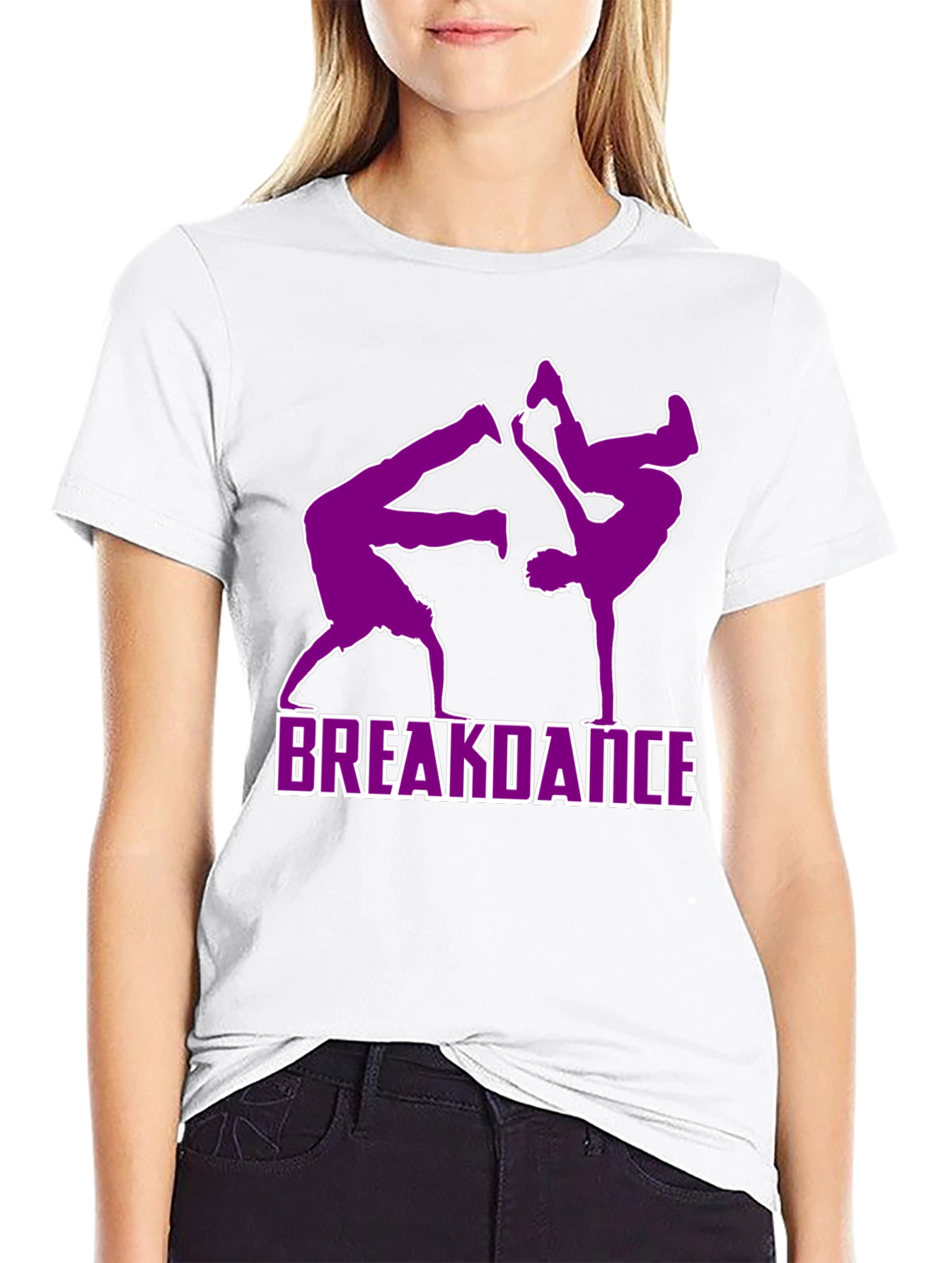 Breakdance Graphic T-Shirt - Cool Black Tee
