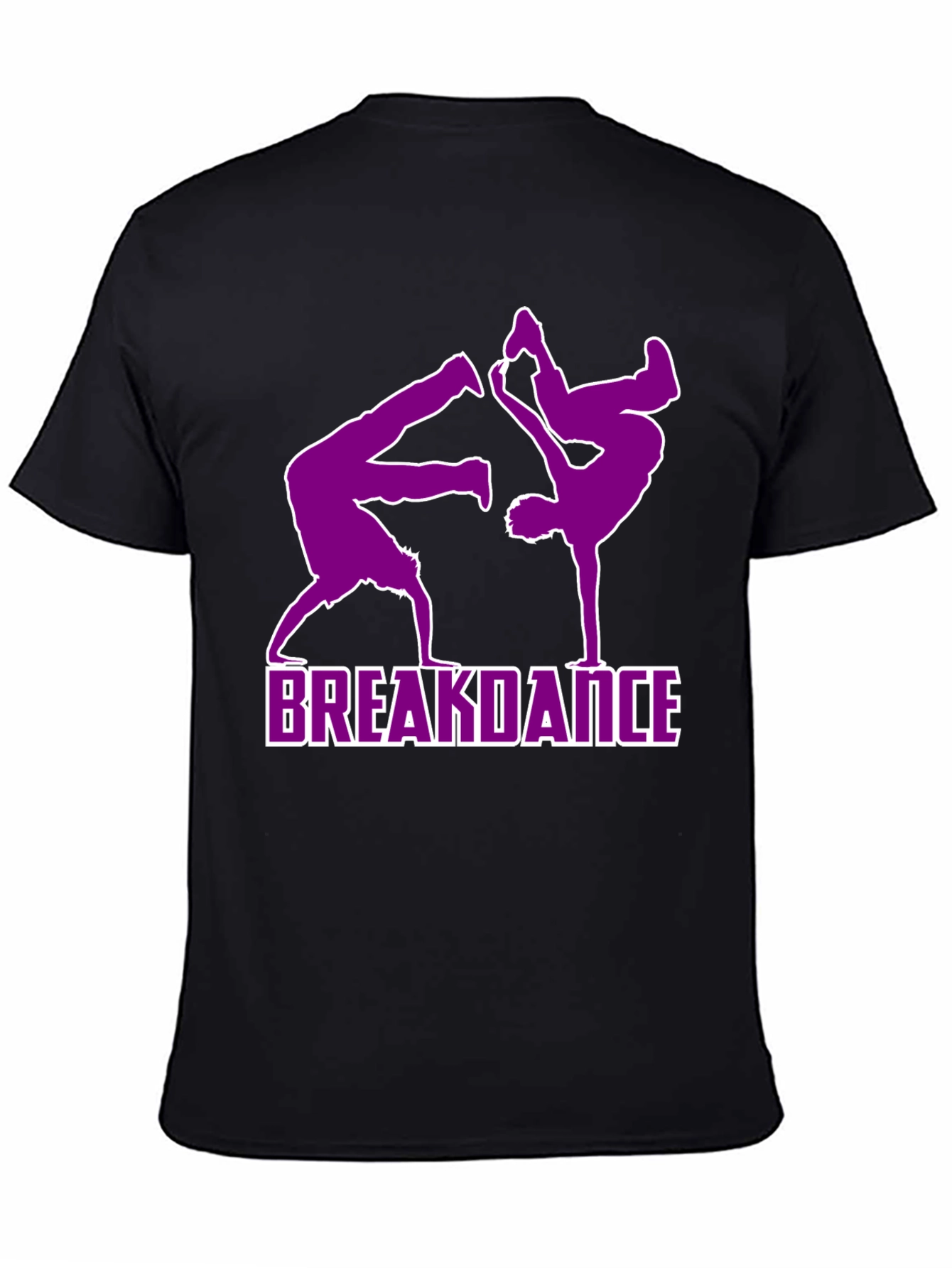 Breakdance Graphic T-Shirt - Cool Black Tee