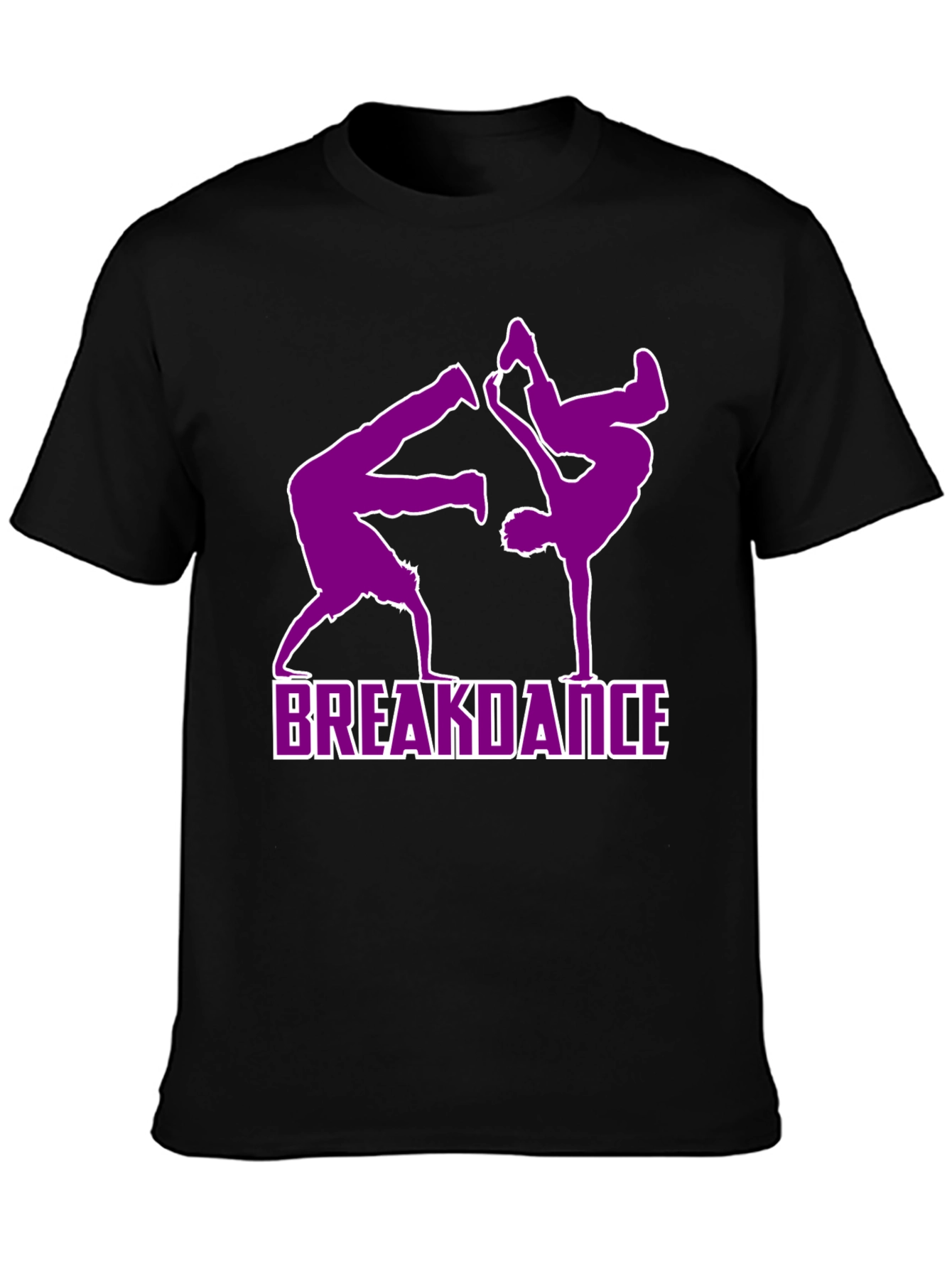 Breakdance Graphic T-Shirt - Cool Black Tee
